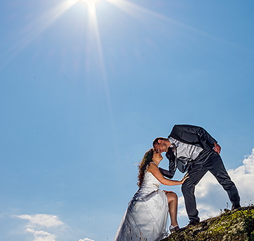 zdjęcia ślubne w górach - sesja w Pieninach